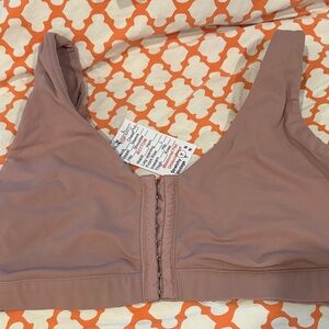 Comfortable‎ Women's Front-Closure Bra in Brown HH